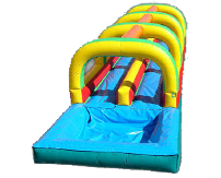 40 Ft. Double Lane Sip-N-Slide with pool 40 Ft. Double Lane Sip-N-Slide with pool
